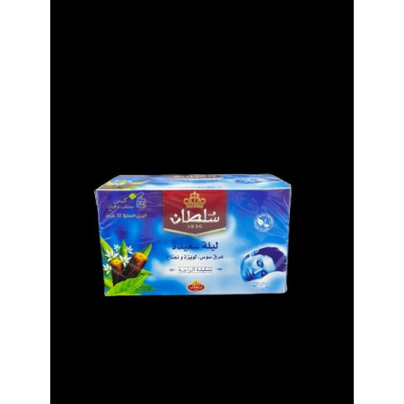 Sultan Good Night – Bonne Nuit – Réglisse, Menthe & Verveine – 20 Sachets – 32g