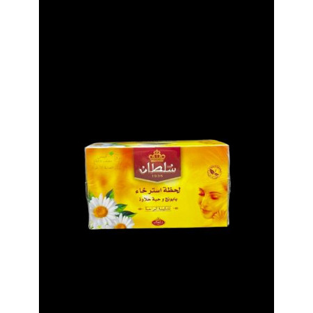 Sultan Pause Détente – Camomille & Anis Vert – Infusion Bien-Être – 20 Sachets – 32g
