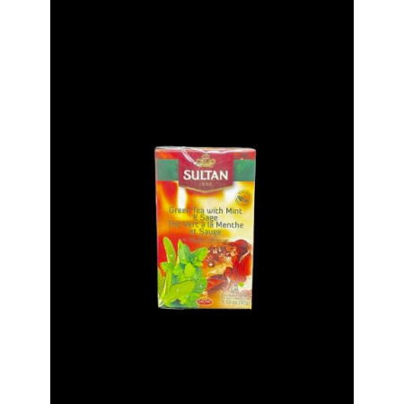 Sultan Thé Vert à la Menthe & Sauge –  20 Sachets – 32g