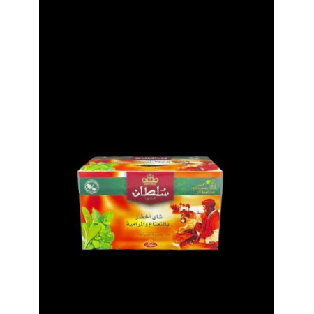 Sultan Thé Vert à la Menthe & Sauge –  20 Sachets – 32g