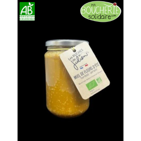 Miel de Fleurs d'Été BIO Tournesol & Sarrasin| 250g / 500g / 1kg