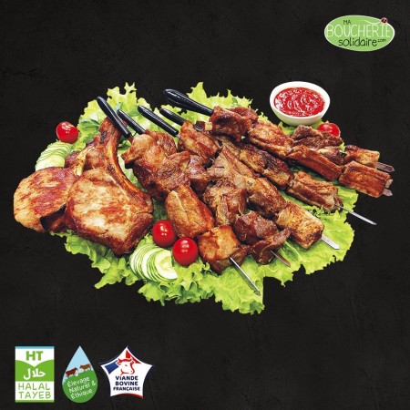 Colis grillade 1 - Veau Naturel Ethique halal