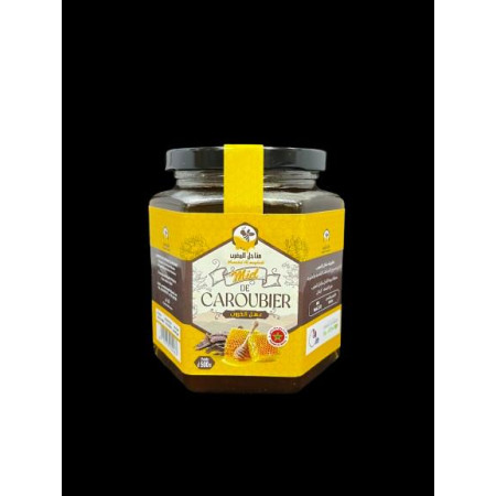 Miel caroubier artisanal maroc 500g