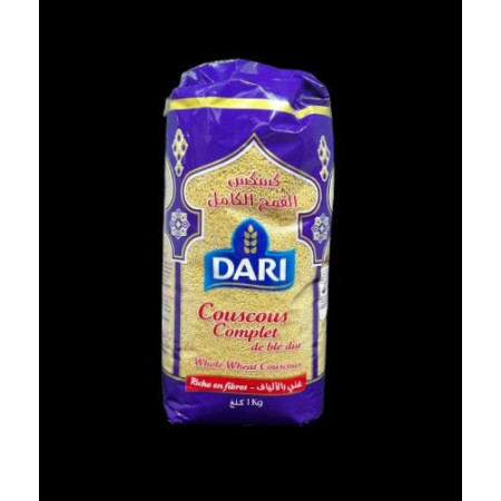 Couscous Complet de Blé Dur Dari – 1kg